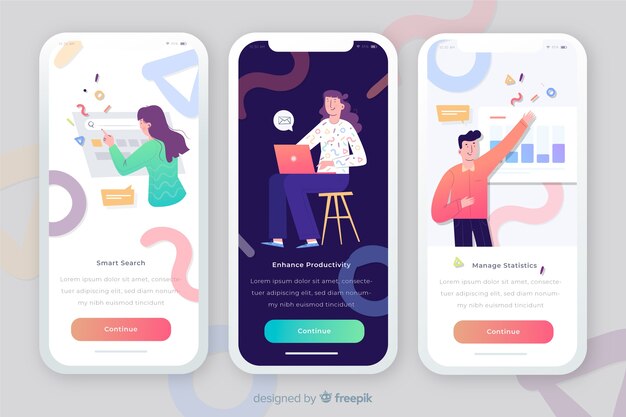 Concetto di app mobile