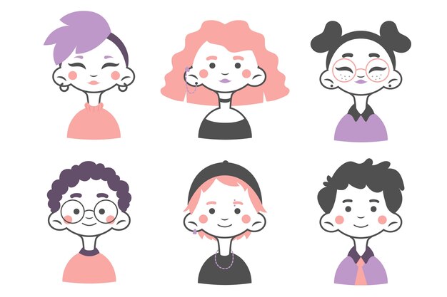 Concetto di avatar di persone