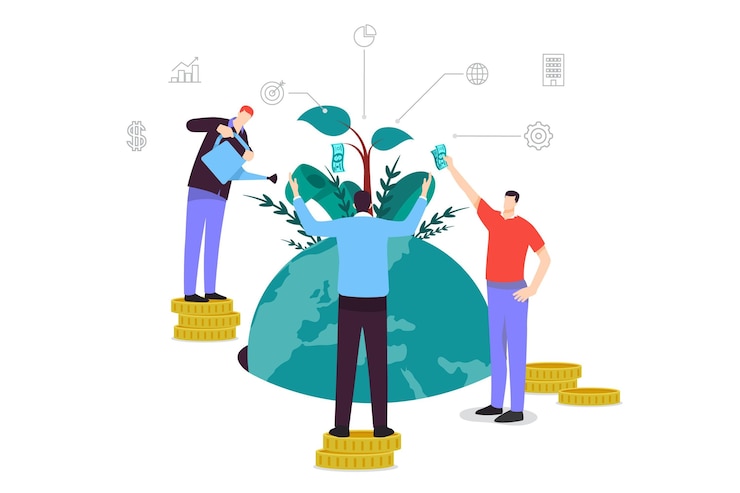 Vettore gratuito concetto di csr disegnato a mano illustrato