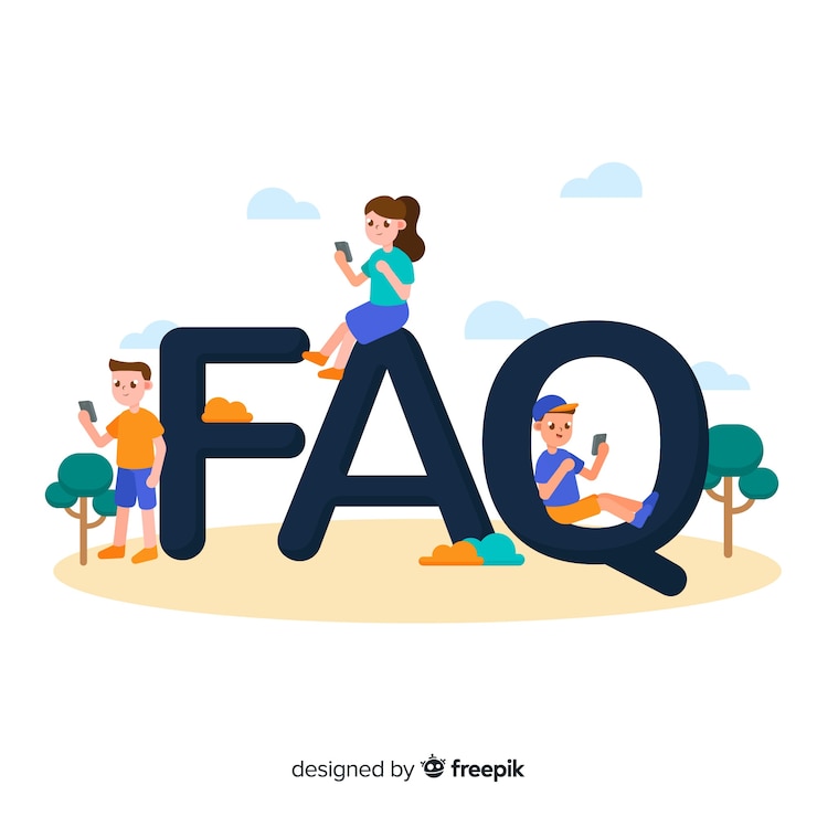 Vettore gratuito concetto di faq