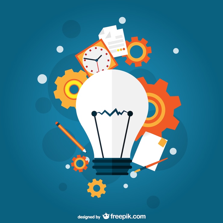Vettore gratuito concetto di idea creativa