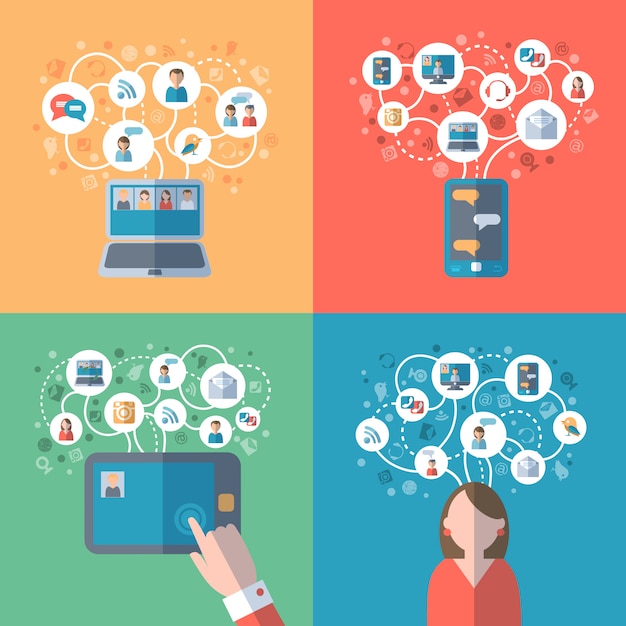 Concetto di Internet e reti sociali
