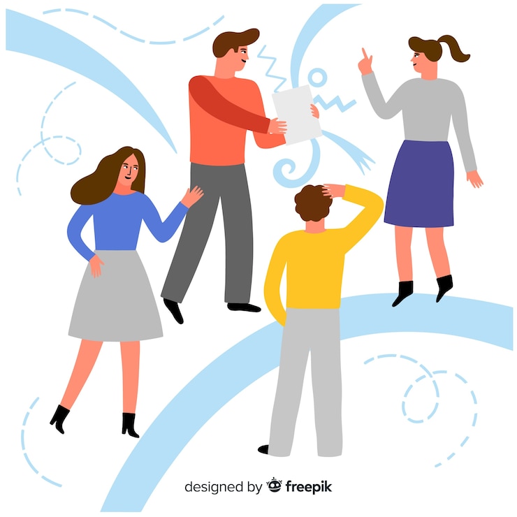 Vettore gratuito concetto di lavoro di squadra per landing page
