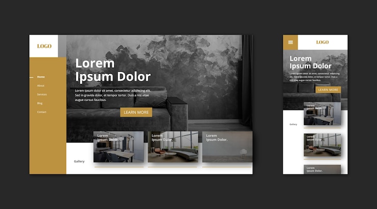 Vettore gratuito concetto di pagina di destinazione di webtemplate