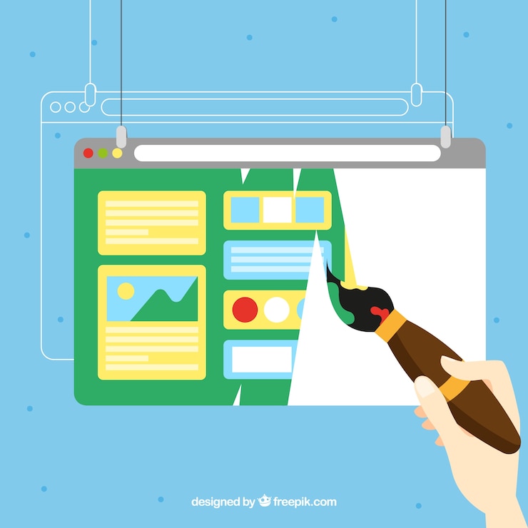 Vettore gratuito concetto di pagina di destinazione per un sito web