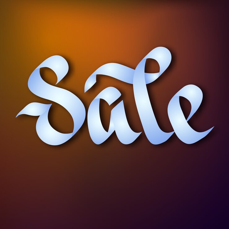 Vettore gratuito concetto di pubblicità tipografica con elegante calligrafico