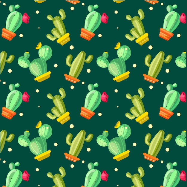 Concetto di raccolta del modello di cactus