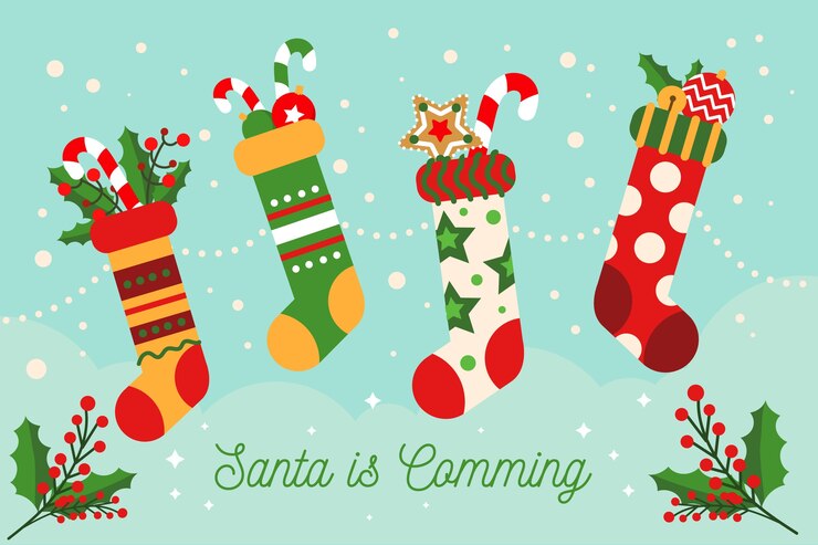 Vettore gratuito concetto di sfondo di buon natale