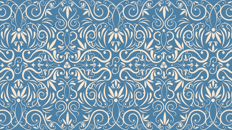 Vettore gratuito concetto di tappezzeria vintage ornamentale