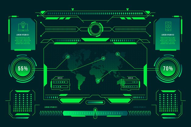Concetto di tecnologia infografica