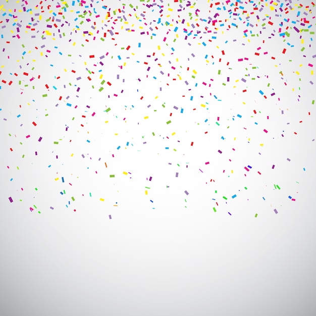 confetti sfondo colorato