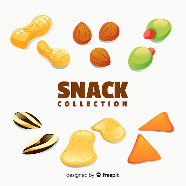 Confezione di snack malsani