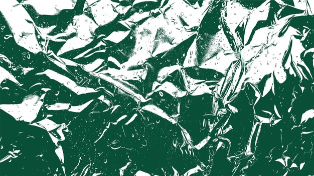 consistenza della vernice verde del tessuto