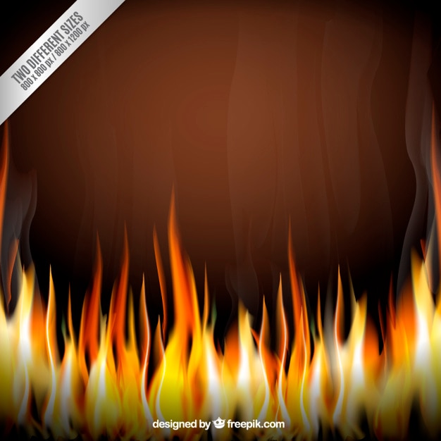 Vettore gratuito contesto in fiamme