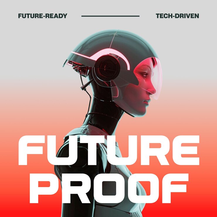 Vettore gratuito copertina di un podcast futuristico moderno