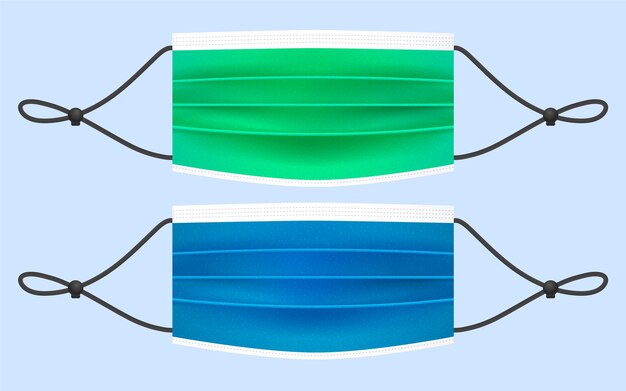 Cordino per maschera facciale regolabile realistico