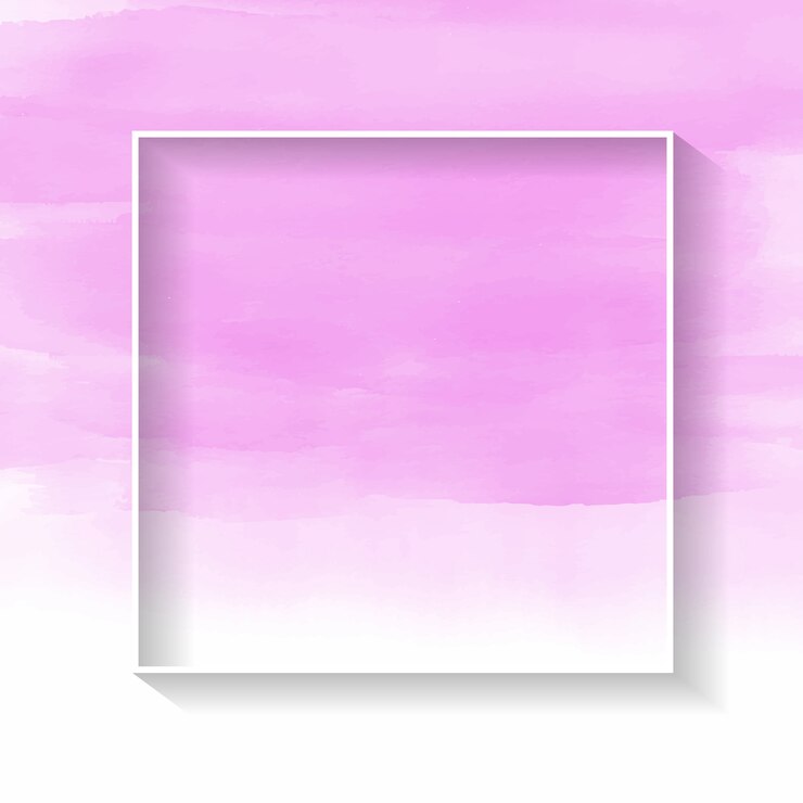 Vettore gratuito cornice bianca sulla trama rosa dell'acquerello