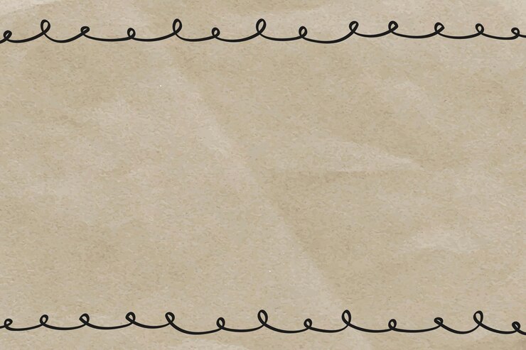 Vettore gratuito cornice doodle su sfondo di carta stropicciata