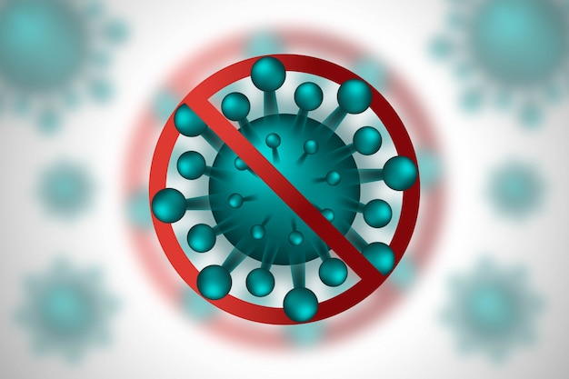 Coronavirus concetto di illustrazioni di sfondo
