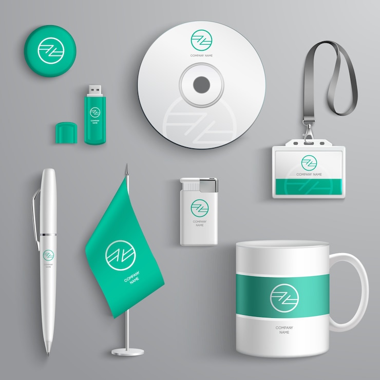 Vettore gratuito corporate identity design