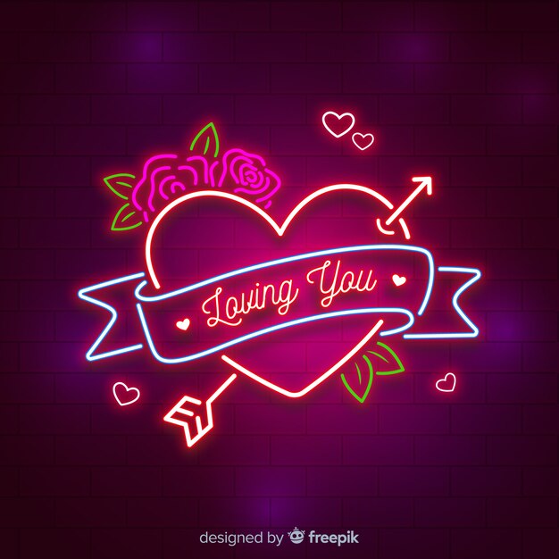 Cuore al neon