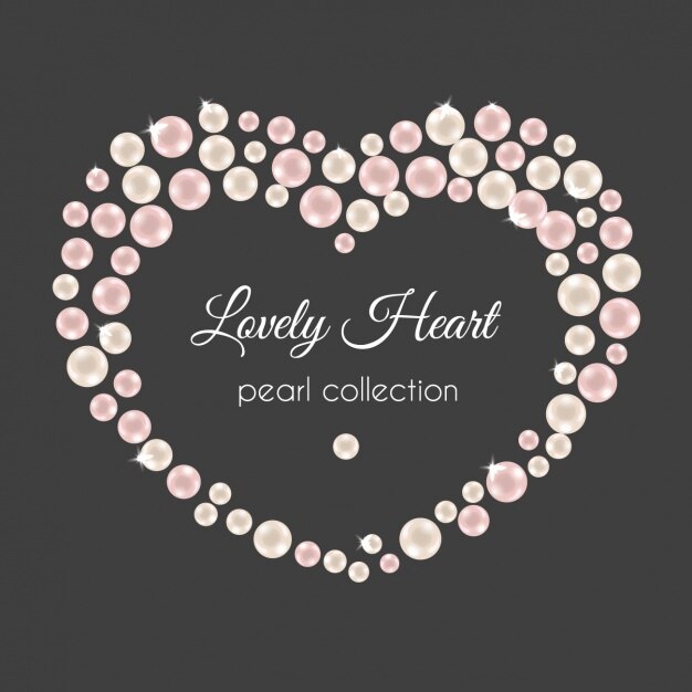 Cuore fatto con perla