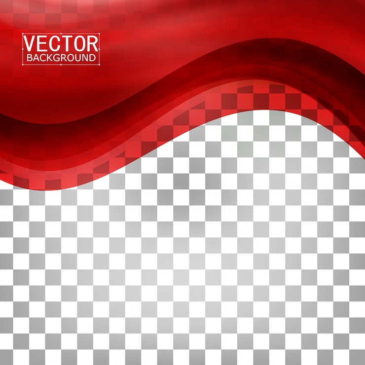 Vettore gratuito curva di sfondo rosso