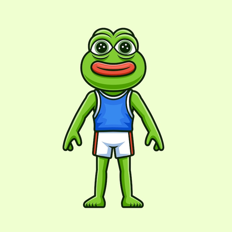 Vettore gratuito cute frog standing cartoon vector icon illustration animal nature icon isolato flat vector