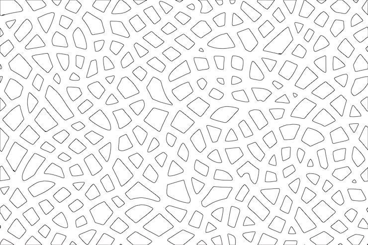 Vettore gratuito delineare il modello di ornamento geometrico arabo senza cuciture piatto