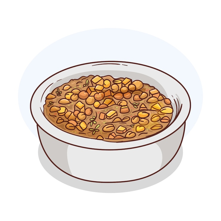 Vettore gratuito deliziosa illustrazione locro disegnata a mano