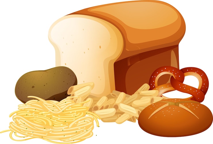 Vettore gratuito delizioso set di cartoni animati da forno