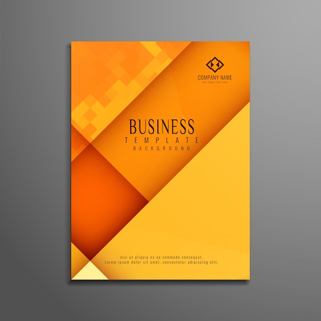 Design astratto brillante moderno del business brochure