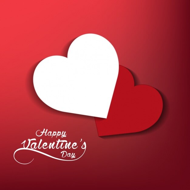 Vettore gratuito design background di san valentino