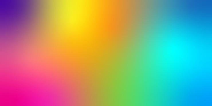 Vettore gratuito design banner sfumato arcobaleno