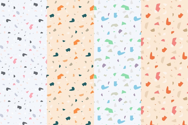 Design colorato motivo terrazzo