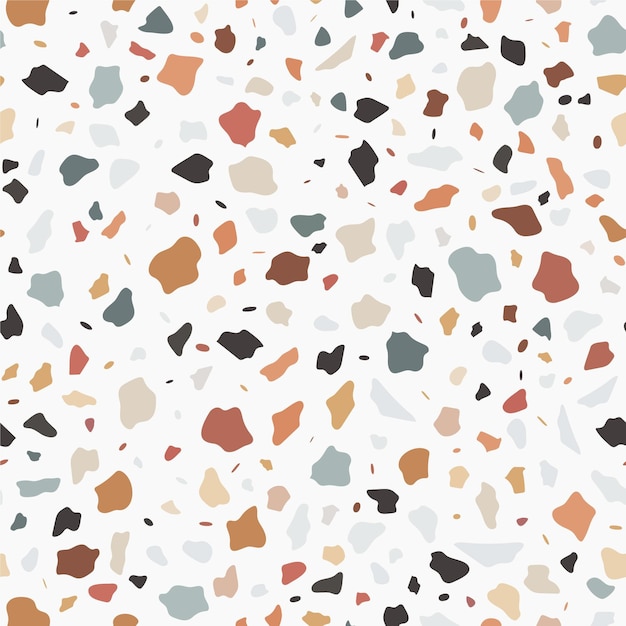 Design colorato motivo terrazzo