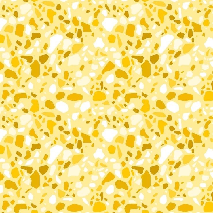 Vettore gratuito design con motivo a terrazzo monocromatico