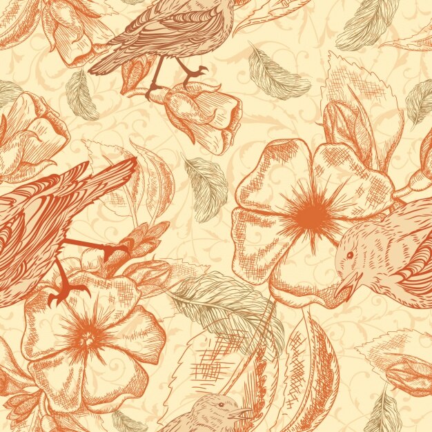 Vettore gratuito design del modello naturale