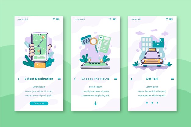 Design dell'interfaccia mobile di servizio cabina