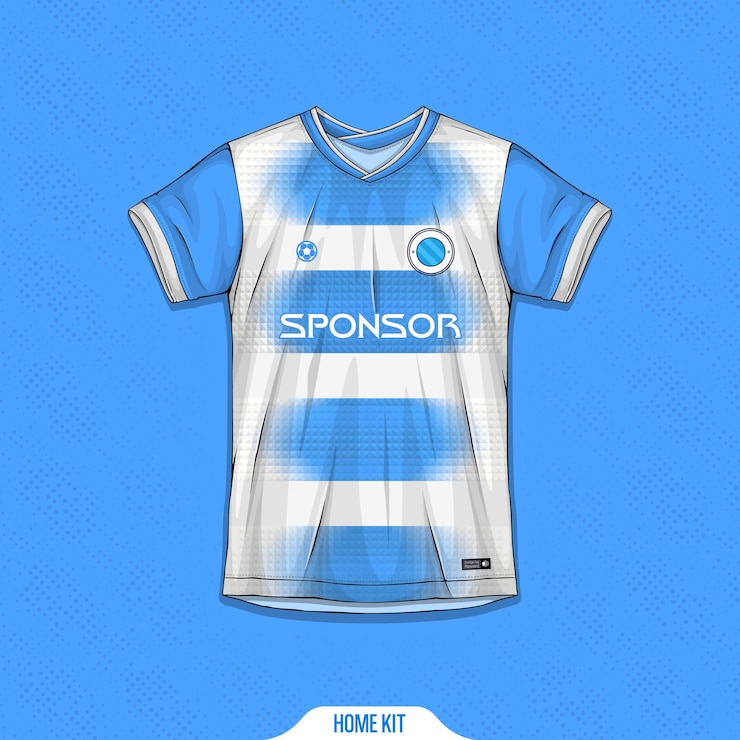 Vettore gratuito design della maglietta sportiva pronto per la stampa - maglia da calcio per sublimazione
