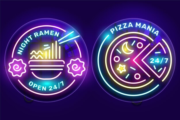 Design di insegne al neon per pub e ristoranti
