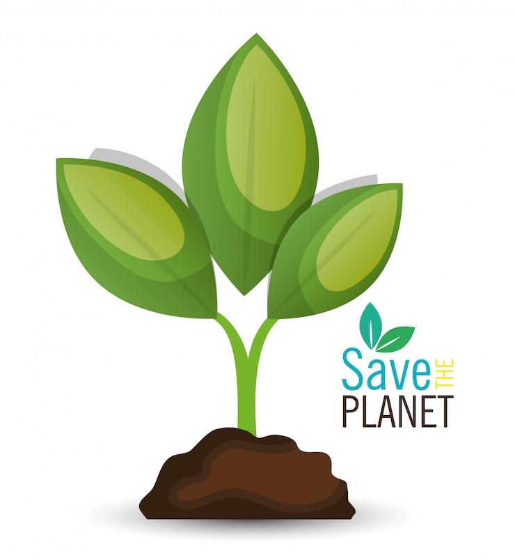 Vettore gratuito design eco friendly