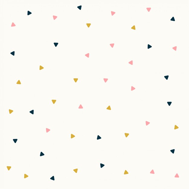 Design minimal pattern a triangolo in colori pastello