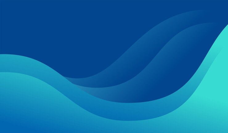 design moderno di sfondo blu sfumato d'onda