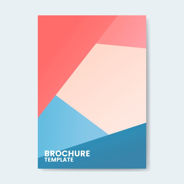 Design moderno modello di brochure colorato