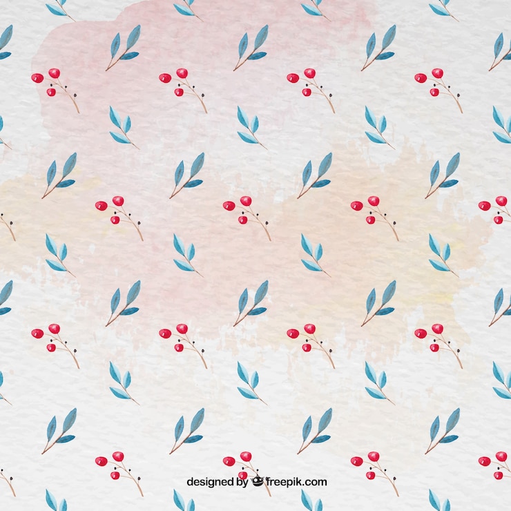 Vettore gratuito design pattern floreale