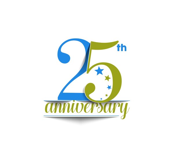 Design per la celebrazione del 25° anniversario.