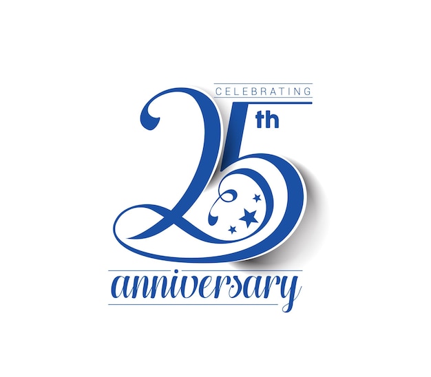 Design per la celebrazione del 25° anniversario.