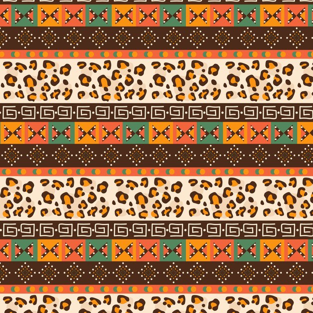 Design piatto africano
