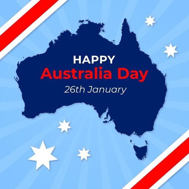 Design piatto australia day